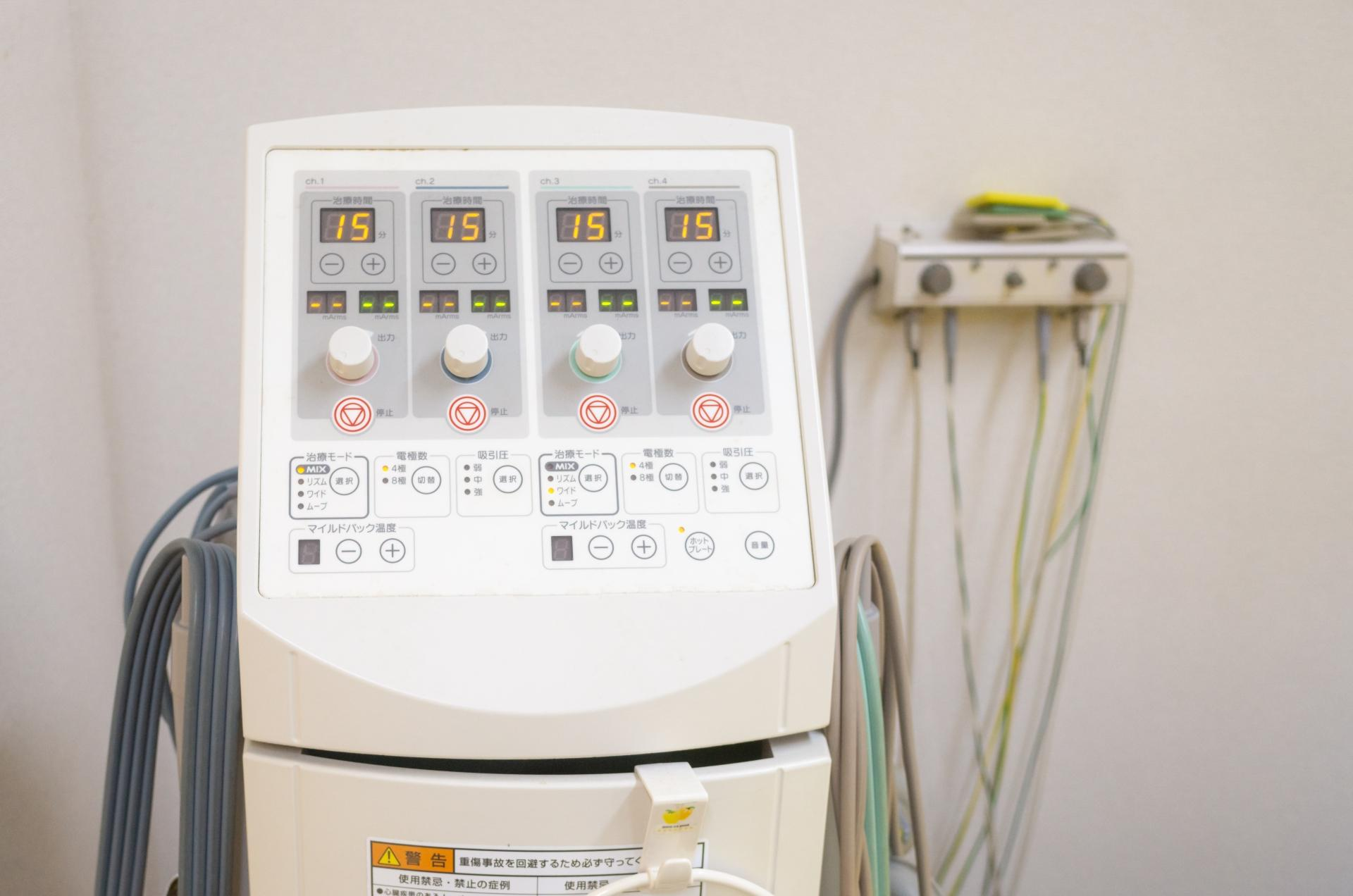整形外科の電気治療とは？種類と期待できる効果